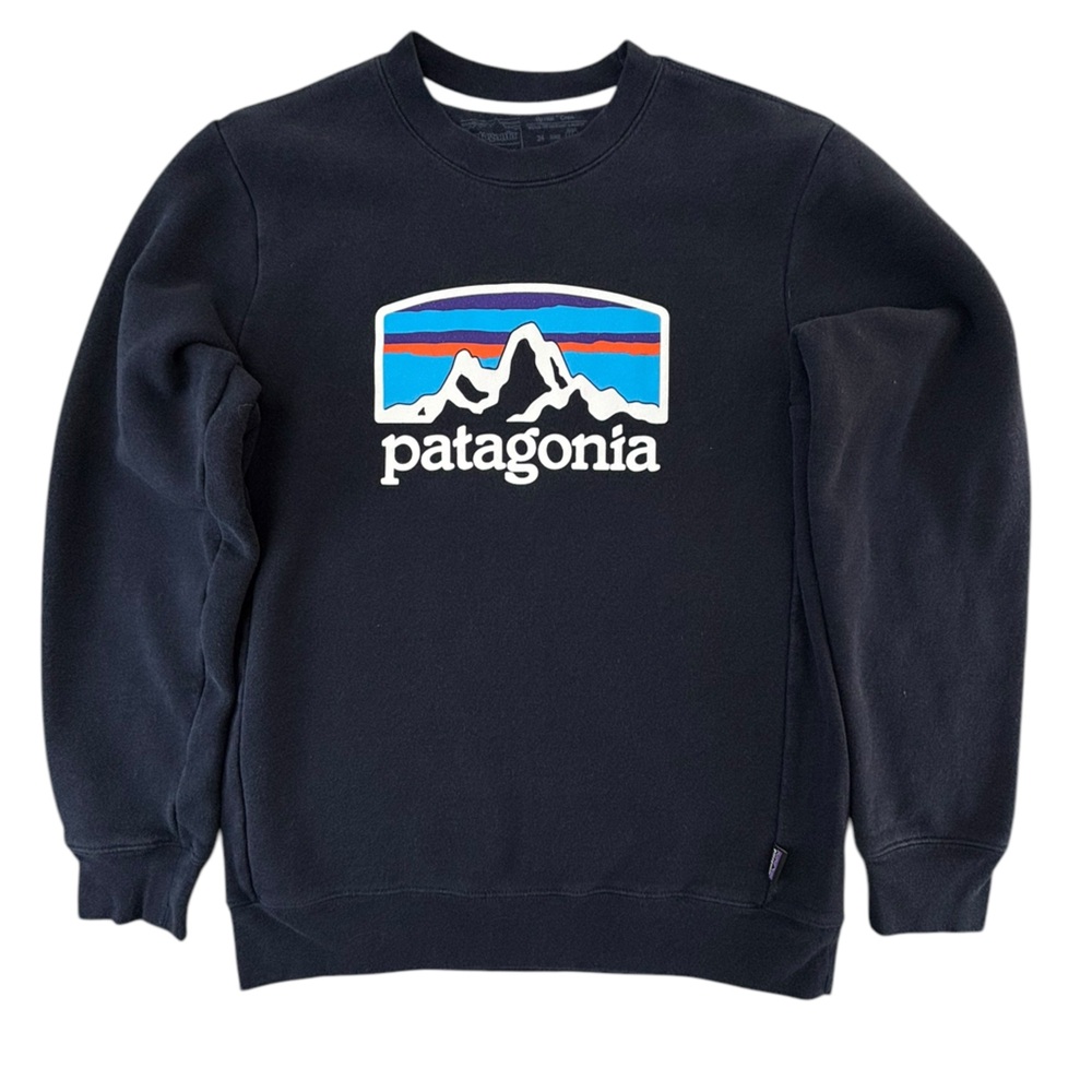 Patagonia- Fitz Roy Horizons Uprisal‎ crew Sweatshirt- Small- Like New!!
